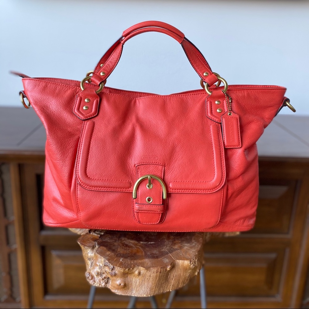Coach Campbell Leather Izzy Satchel F24683